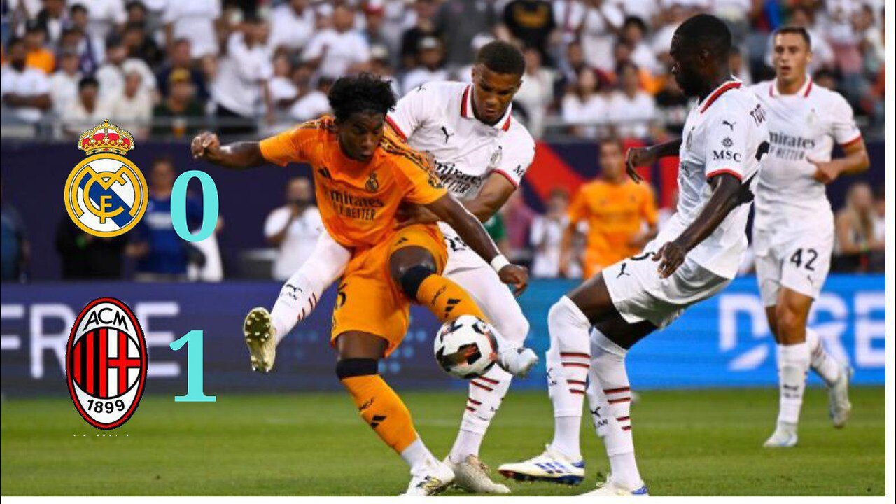 Real Madrid vs Milan || Endrik debuta con su Equipo