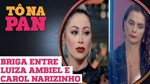 LUIZA FALA DE BRIGA COM CAROL NARIZINHO