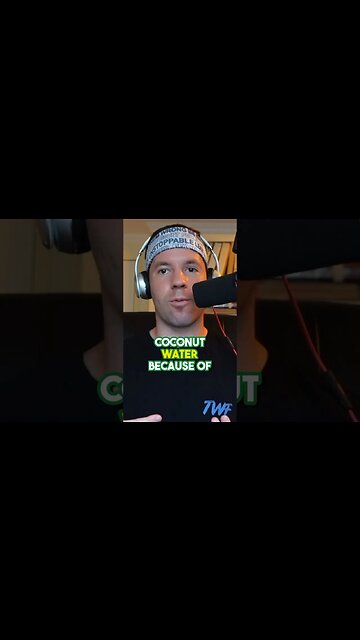 I became a coconut water influencer… #coconutwater #gethealthy #coconutwaterbenefits