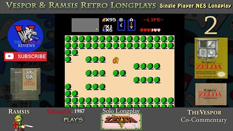 The Legend of Zelda | NES | Full Retro Playthrough and Longplay | Episode #2