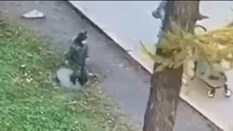 Son fils tombe dans les égouts, elle le sauve