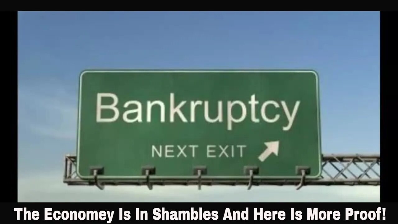 The Economey Is In Shambles And Here Is More Proof!
