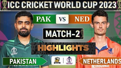 Pakistan VS Netherlands world cup 2023 full match highlights , Pak vs Ned wc match