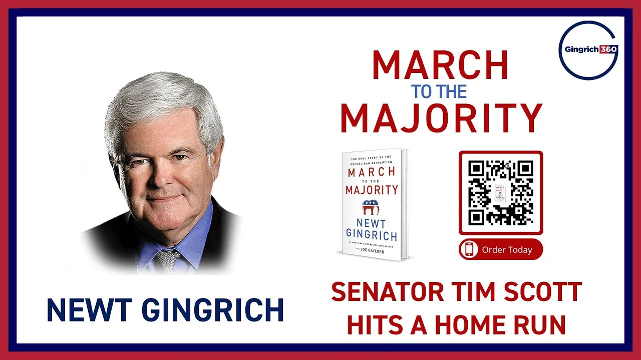 Tim Scott Hit a Home Run | Newt Gingrich | #newtgingrich #timscott #news