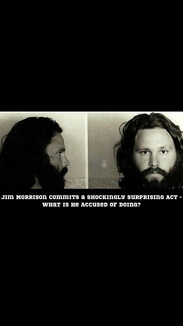 Jim Morrison Commits a Shockingly Surprising Act - What is He Accused of Doing? #shorts #thedoors