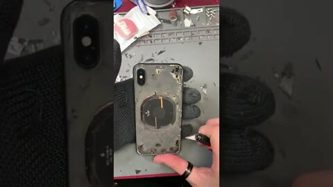 iPhone X Back Glass Replacement #shorts