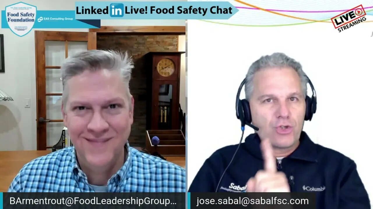 Episode 61: Food Safety Chat - Live! 012122
