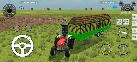 Swaraj 855 tractor trolley games // Indian vehicle simulator games
