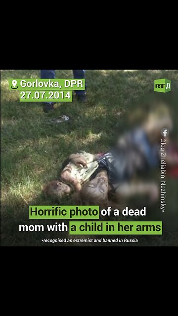 UKRO NAZIS Grad’ missile killed Kristina, aged 23, and her 10-month-old daughter, Kira