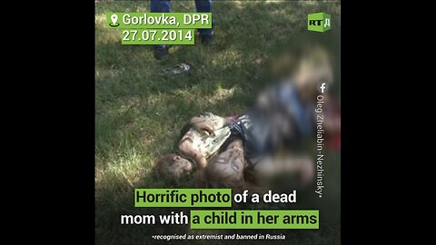 UKRO NAZIS Grad’ missile killed Kristina, aged 23, and her 10-month-old daughter, Kira