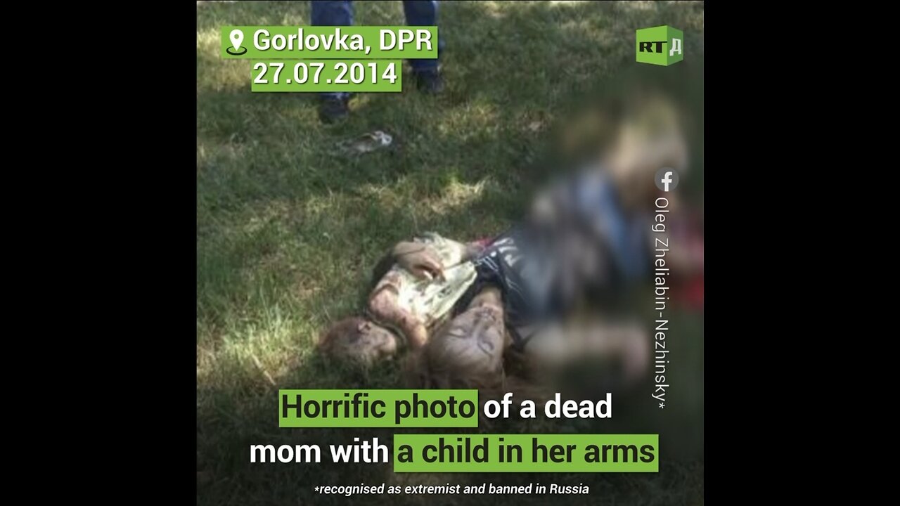 UKRO NAZIS Grad’ missile killed Kristina, aged 23, and her 10-month-old daughter, Kira