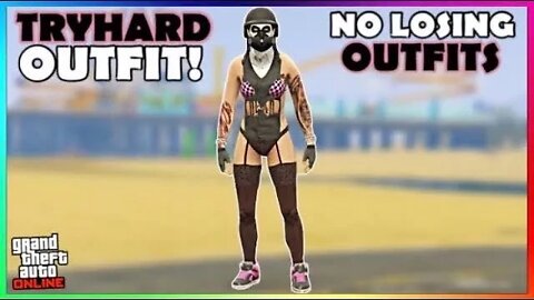 How To Make Black/Pink Modded Female Glitched Tryhard Outfit (No Transfer) (GTA Online)