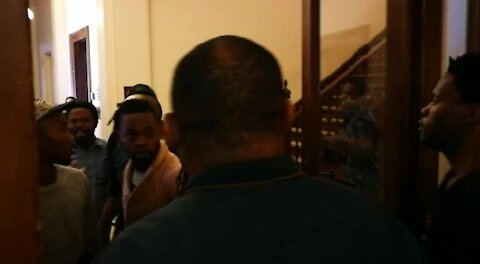 Members of Black First land group ejected from Parliament (gYj)