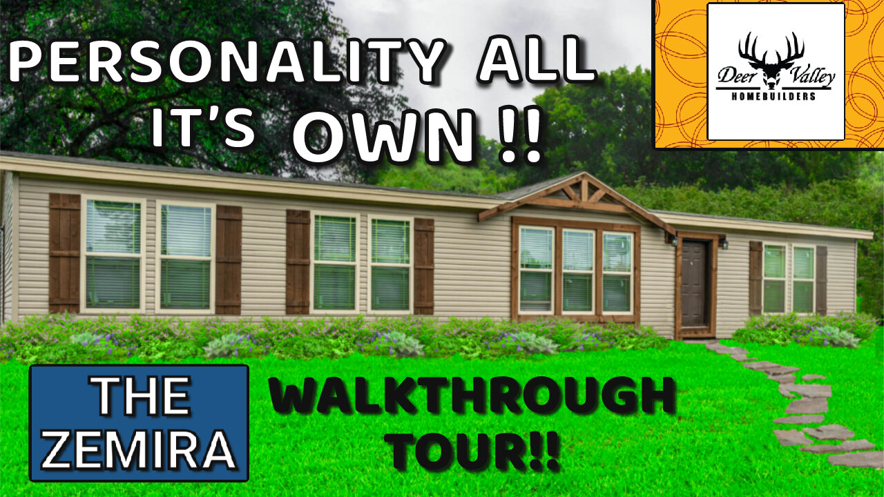 PERSONALITY ALL IT'S OWN ! | THE ZEMIRA BY DEER VALLEY HOMES FULL TOUR | DIVINE MOBILE HOME CENTRAL