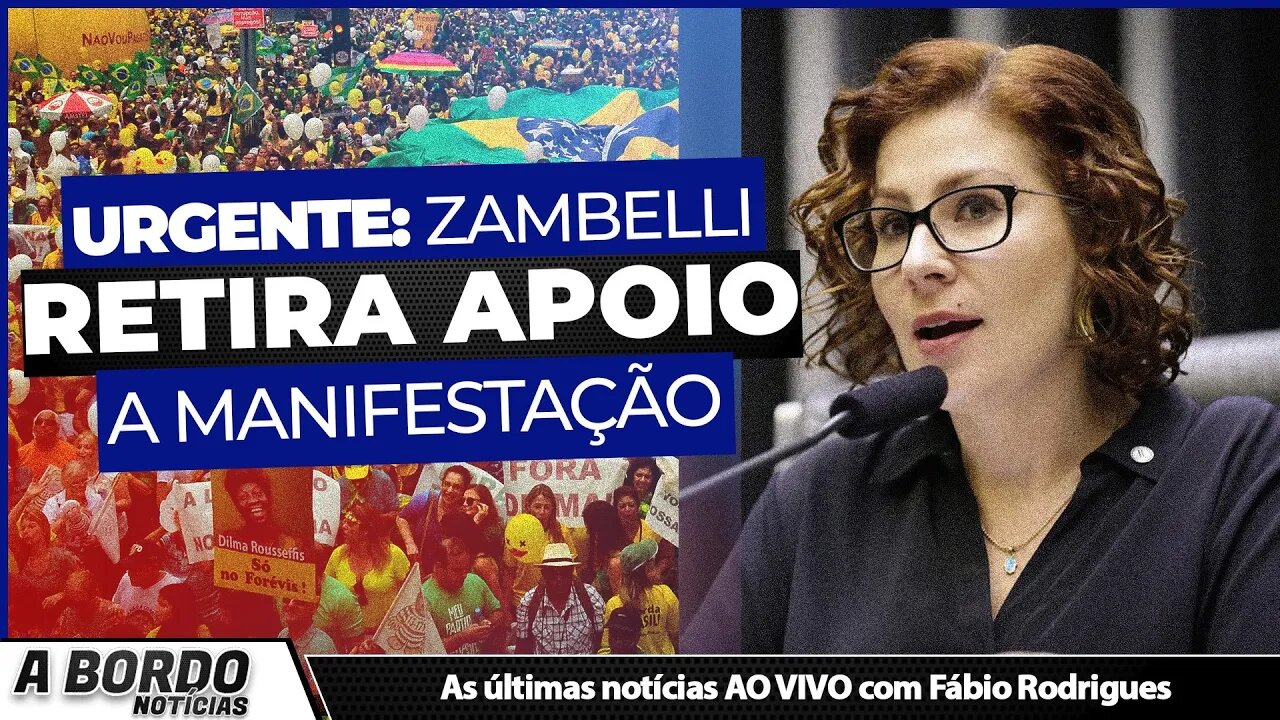 URGENTE: CARLA ZAMBELLI RETIRA APOIO À ATO PRÓ DELTAN