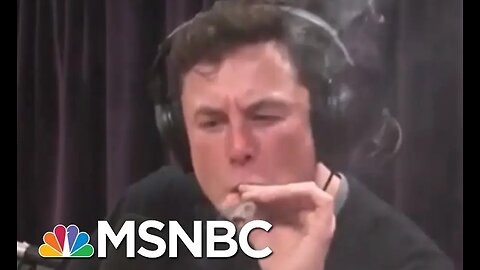 Elon Musk smoking weed during a podcast??