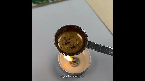 WAX SEALING A BOOKMARK HOLDER #SHORTS
