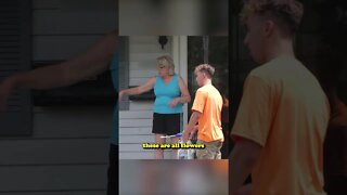 Spraying Weed Killer on Peoples' Flowers!