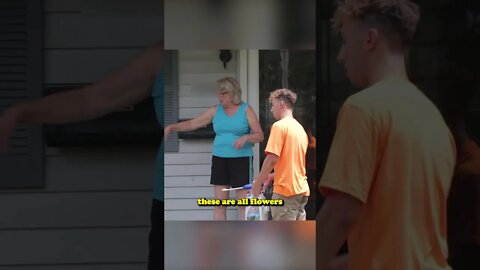 Spraying Weed Killer on Peoples' Flowers!
