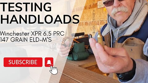 6.5 PRC Handload testing