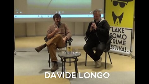 Davide Longo al Lake Como Crime Festival Sabato 5-10 2024