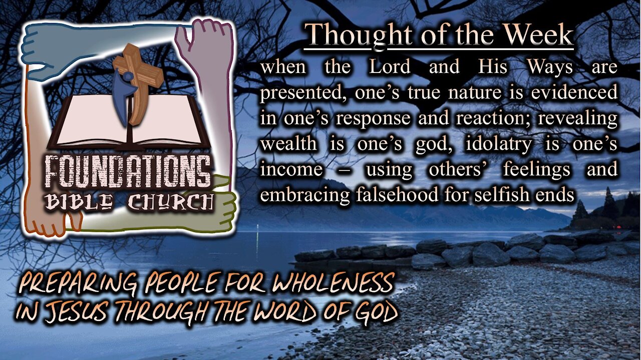 2-28-2021 Right and Wrong - Riot and Response