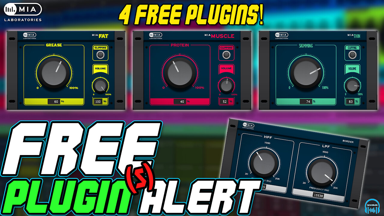 FREE PLUGIN ALERT - MIA Laboratories FAT, MUSCLE, THIN, & BORDER 🔥
