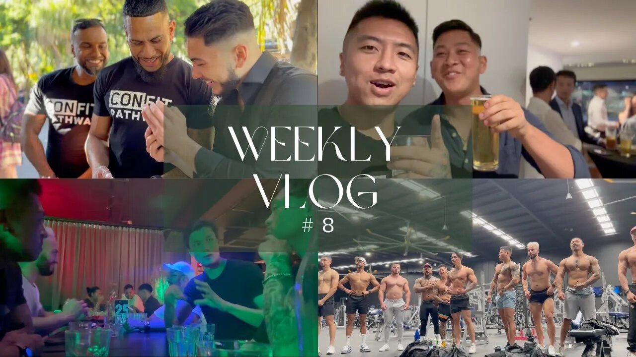 Weekly Vlog | Confit Charity Event, Asian Hustle Network Event, Catch up w/ friends| Oneout Training