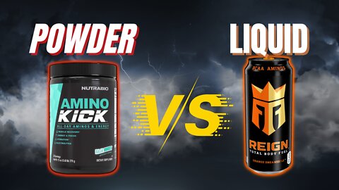 Powder vs Can - Energy Drinks