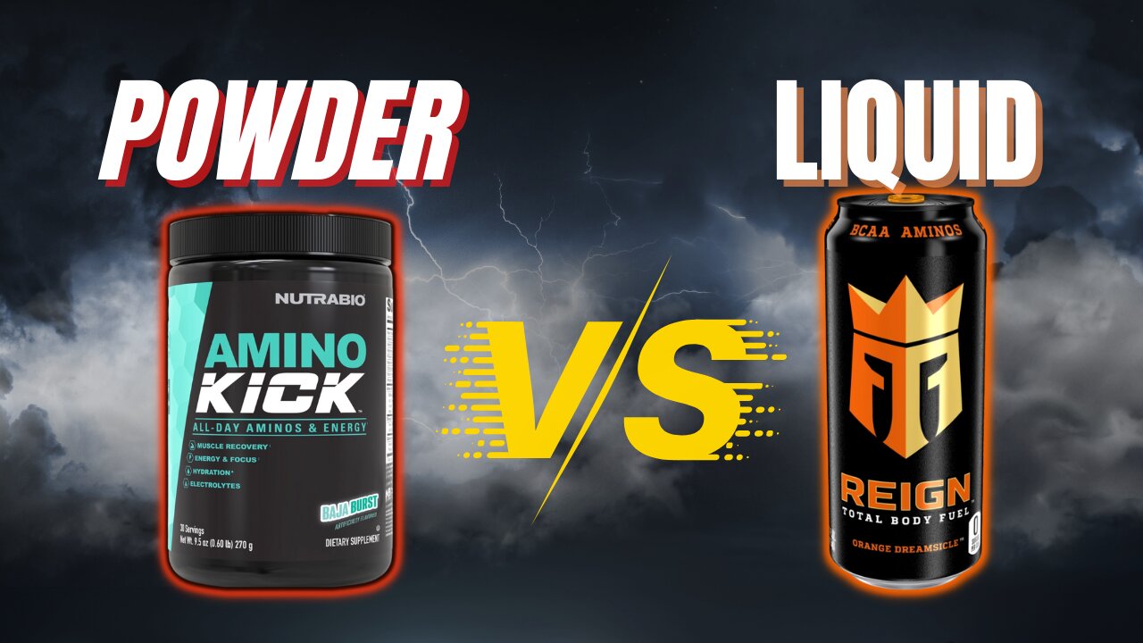 Powder vs Can - Energy Drinks