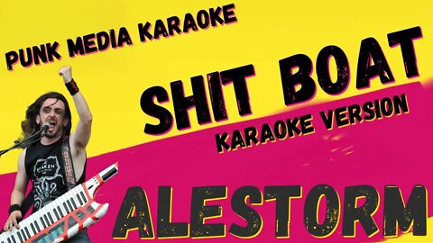 ALESTORM ✴ SHIT BOAT ✴ KARAOKE INSTRUMENTAL ✴ PMK
