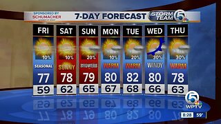 Friday midmorning forecast