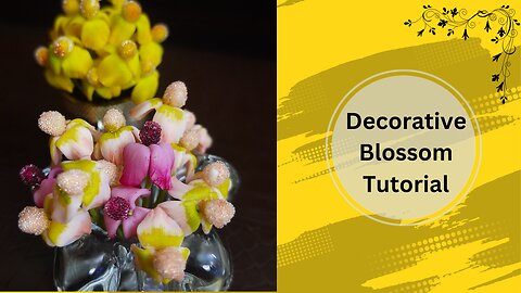 How To Make Filler Flowers : Blossom With Flower Clay | Filler Flowers Tutorial