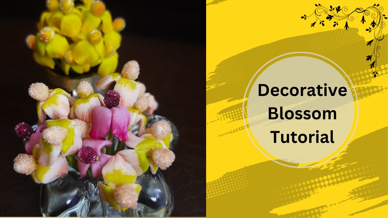 How To Make Filler Flowers : Blossom With Flower Clay | Filler Flowers Tutorial