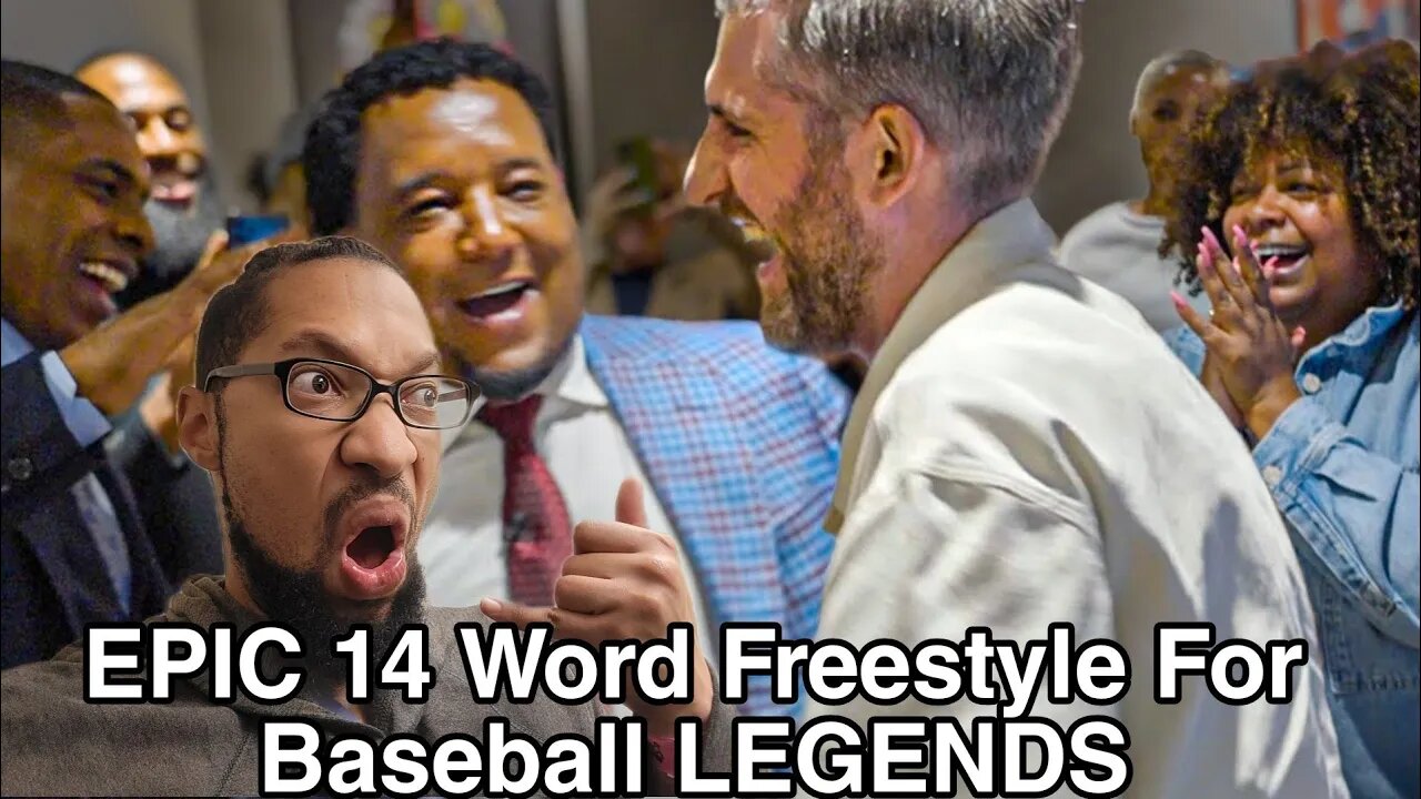 EPIC 14 Word Freestyle For Baseball LEGENDS[REACTION]