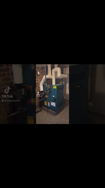 New steam boiler in just 4 hours? You heard that right! #boiler #heating #shorts