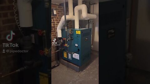New steam boiler in just 4 hours? You heard that right! #boiler #heating #shorts