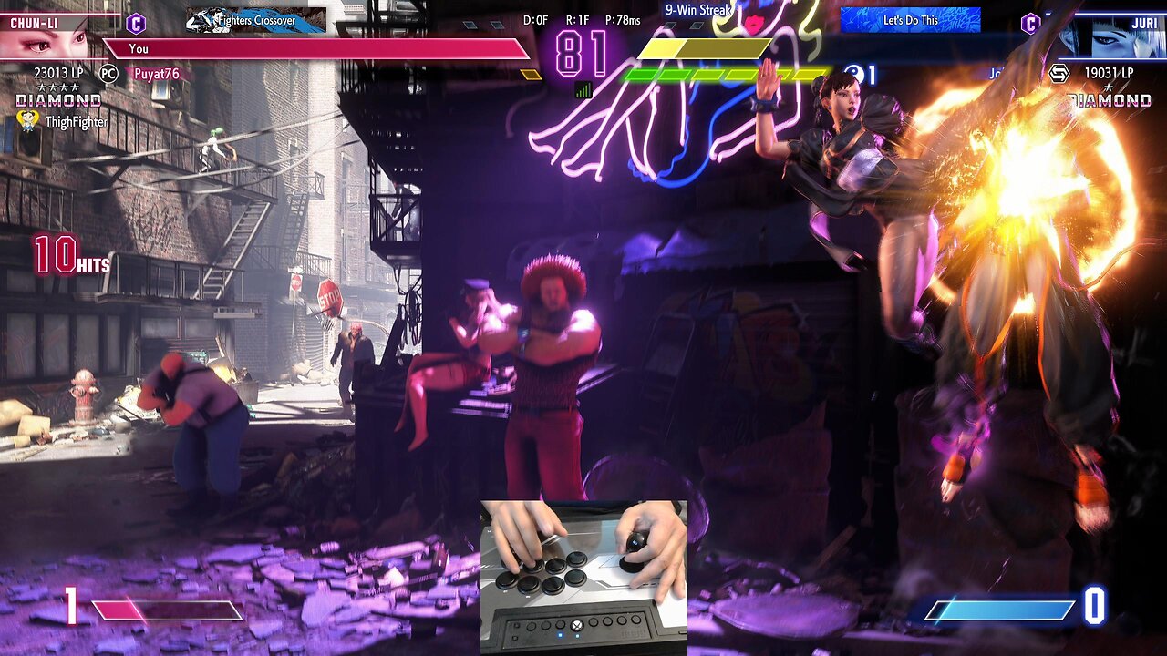 Kuya Kalbo SF6 Casual Match Roundup. Chun Li 4 star Diamond Rank [Hori Fight Stick]