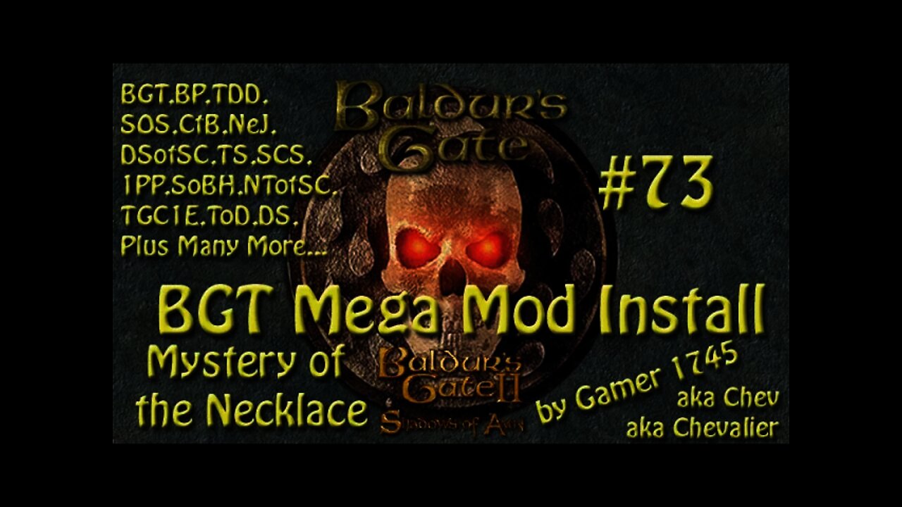 Let's Play Baldur's Gate Trilogy Mega Mod Part 73 - Mystery of the Necklace