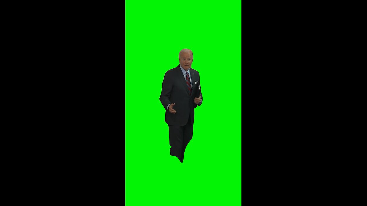 “I’m Back In” Joe Biden | Green Screen