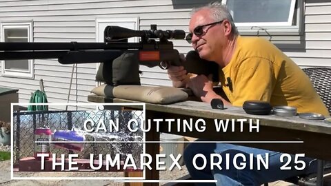 Can cutting with the Umarex Origin 25 caliber or hydroshock therapy. H&N Crow magnums!