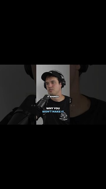 This is why you WONT make it in life ..