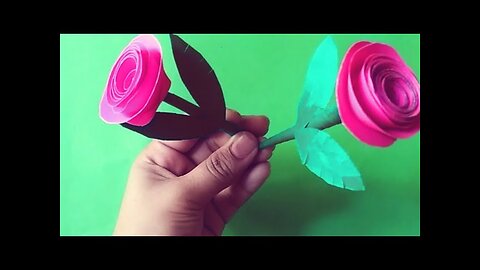 how to make paper flower
