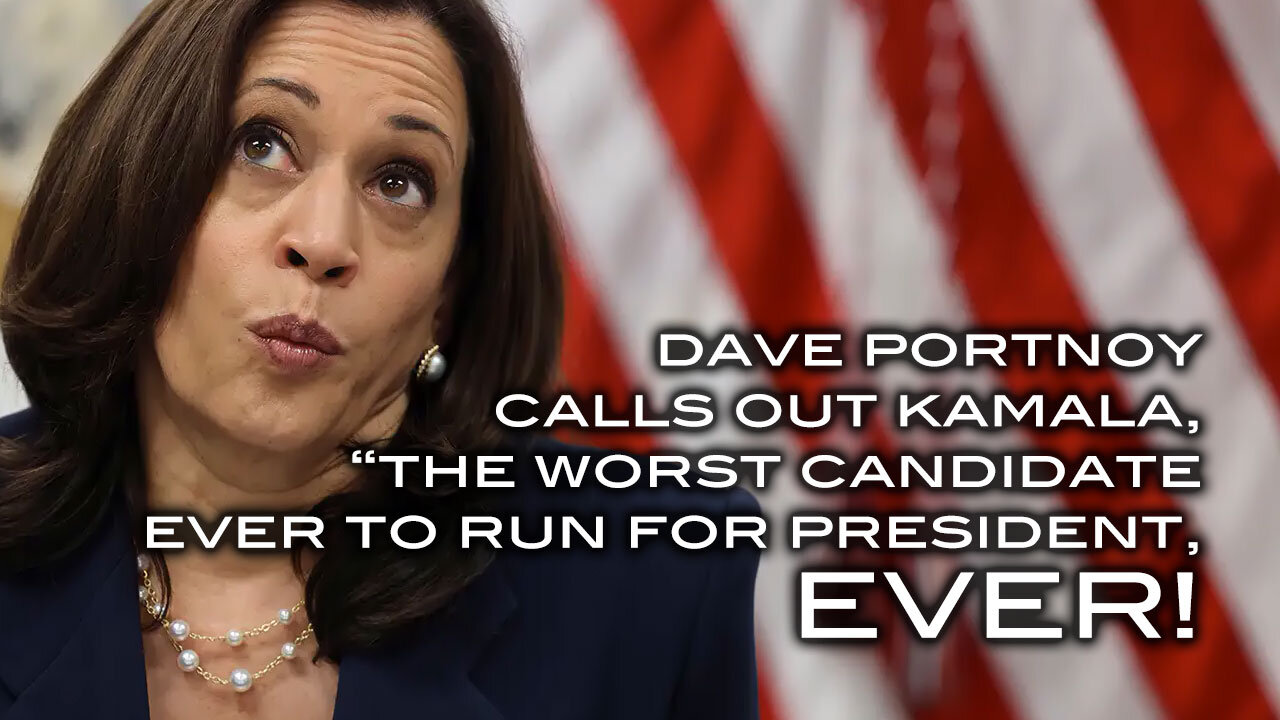 Dave Portnoy Calls Out Kamala, THE WORST CANDIDATE EVER TO RUN FOR PRESIDENT EVER!