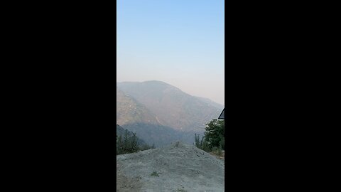 Morning village view