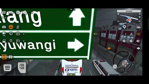 bus simulation Indonesia tour trip / back to home / part 3 /volvo bus / rest in petrol station