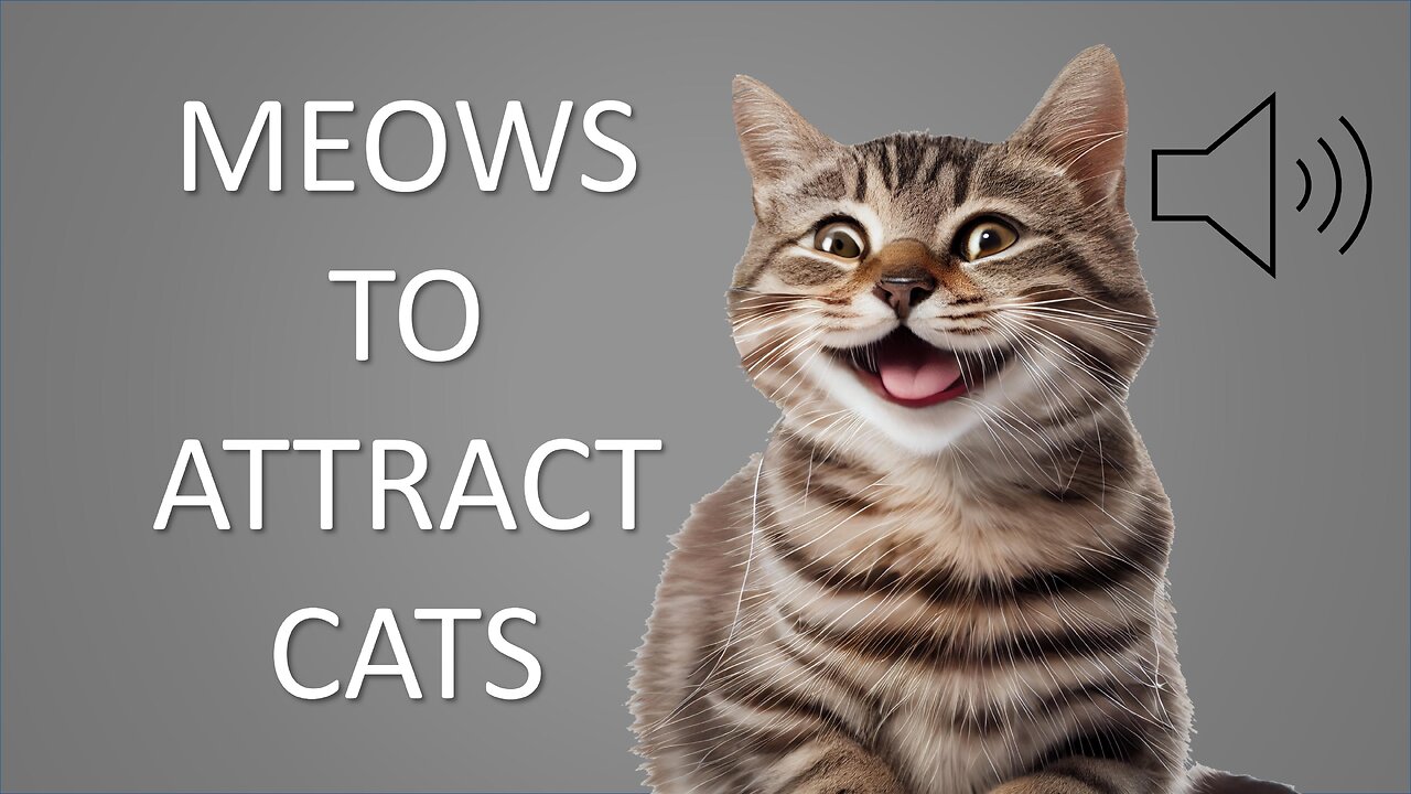 Sounds that attract cats - Meow to make cats come to you