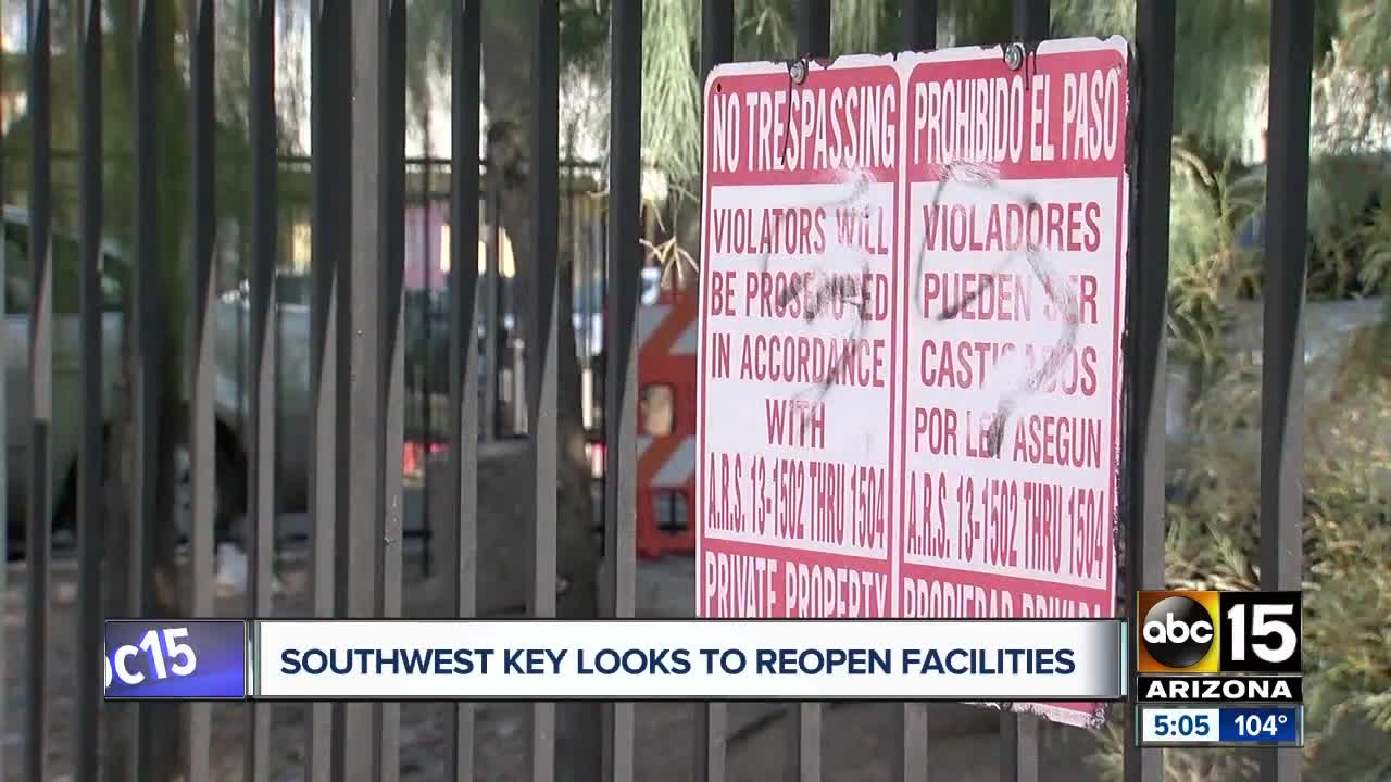 2 shuttered Arizona shelters for immigrant kids could reopen