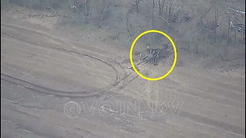 Russian Lancet Annihilates Another American M777 Howitzer On Zaporozhe Front