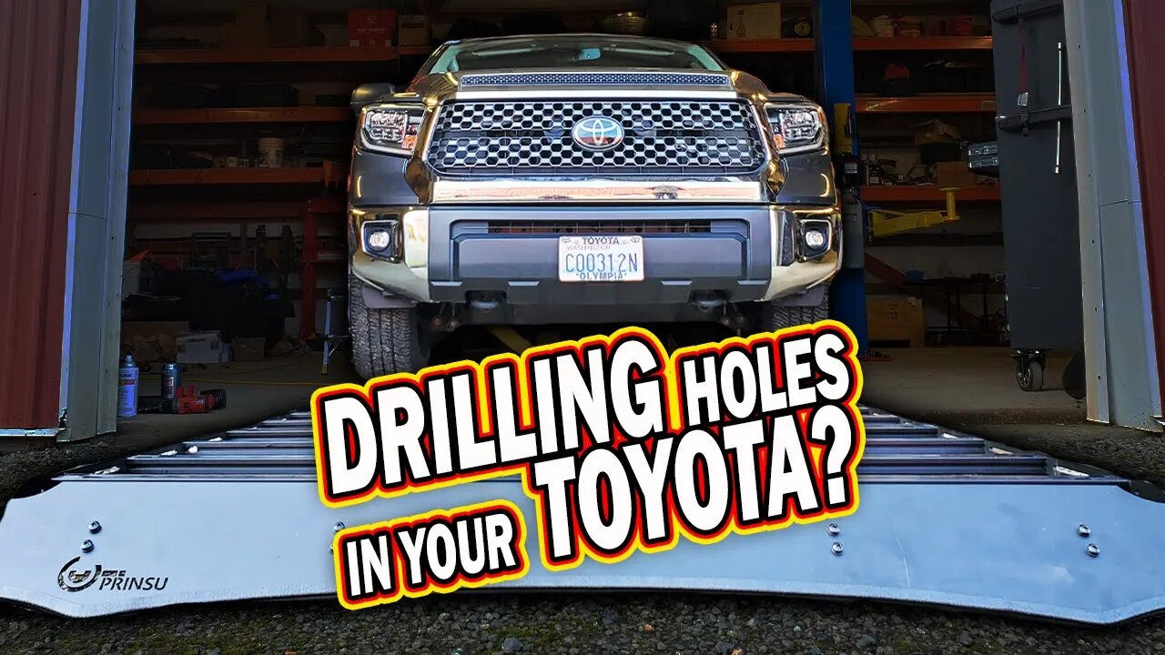 Toyota Tundra Prinsu Roof Rack Installation | How To Drill holes for your Rack